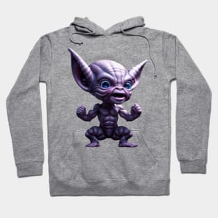 Crazy Space Alien Baby Hoodie